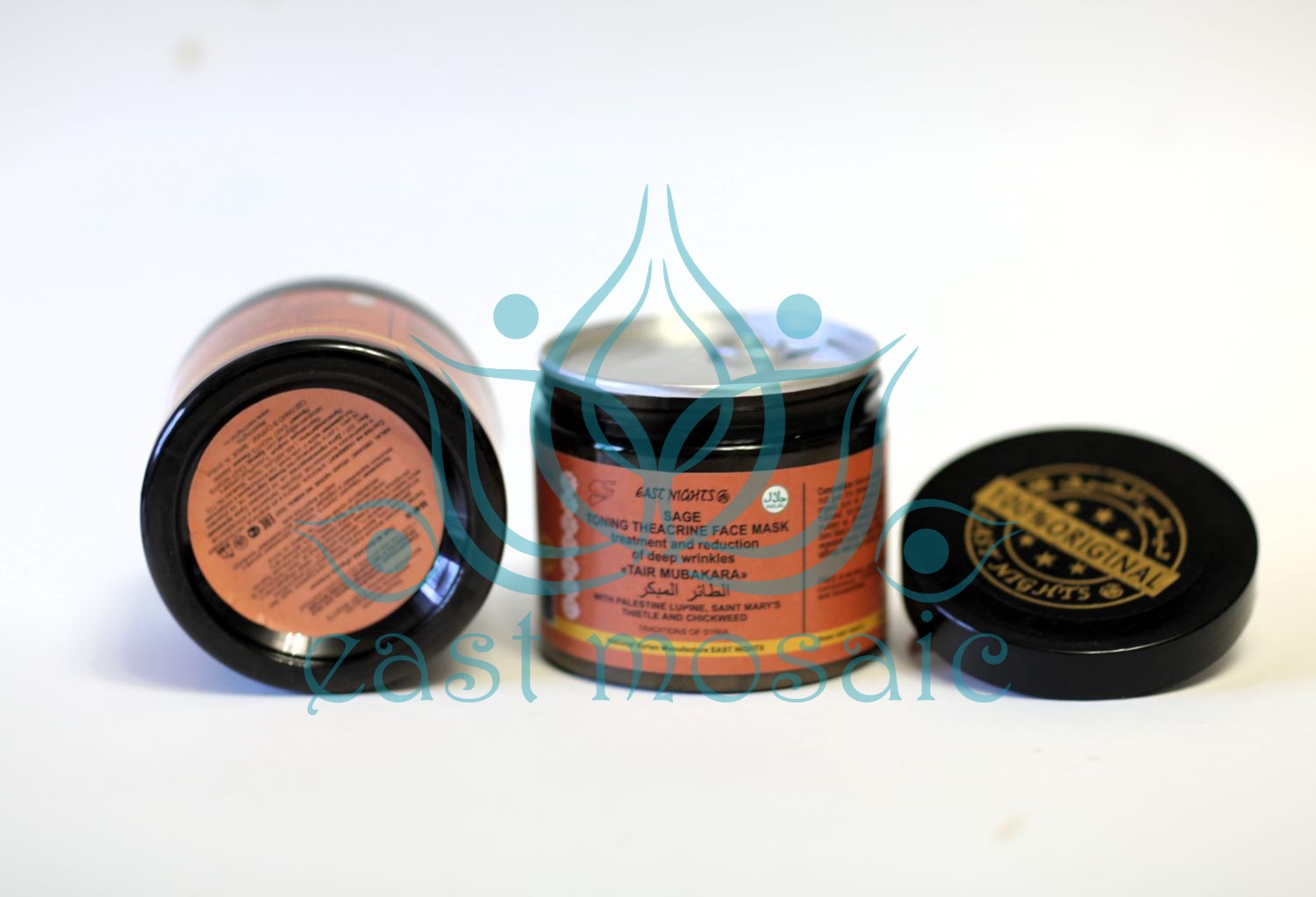 Шалфейная тонизирующая теакриновая маска для лица проработка и уменьшение глубоких морщин с Палестинским люпином, расторопшей и мокрицей Tair Mubakara «Ранняя пташка»