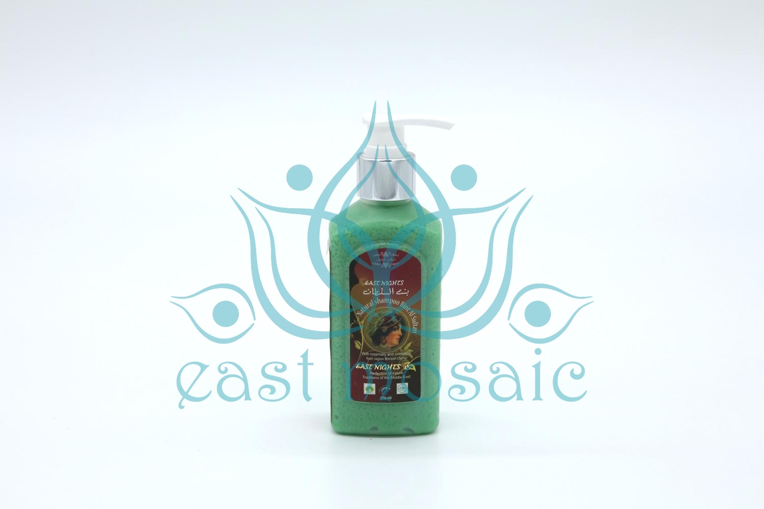 Лавровый укрепляющий шампунь против перхоти и заболеваний кожи головы Bint Al Sultan «Дочь султана» с розмарином и корицей