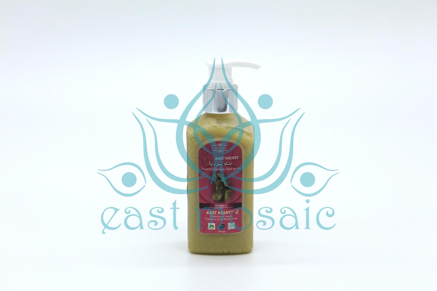 Питательный шампунь для укрепления и объема волос Bint Syria «Дочь звезды Сириус» с арганой и гвоздичным перцем