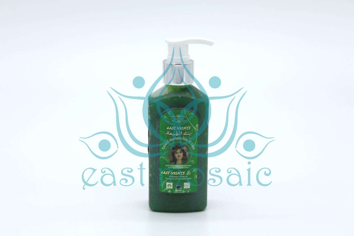 Целебная травяная эмульсия-шампунь для склонных к жирности волос Bint Al Tabia «Дочь природы» с шалфеем и розмарином