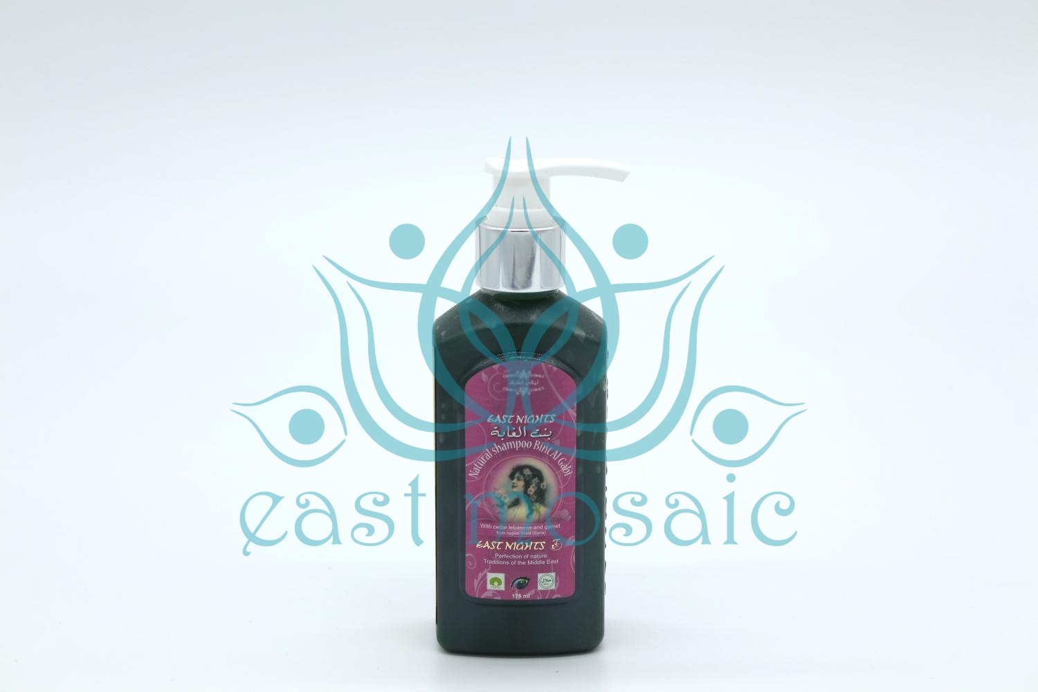 Натуральный шампунь для питания и восстановления волос Bint Al Gabi «Дочь леса» с маслами ядер кедра и косточек граната