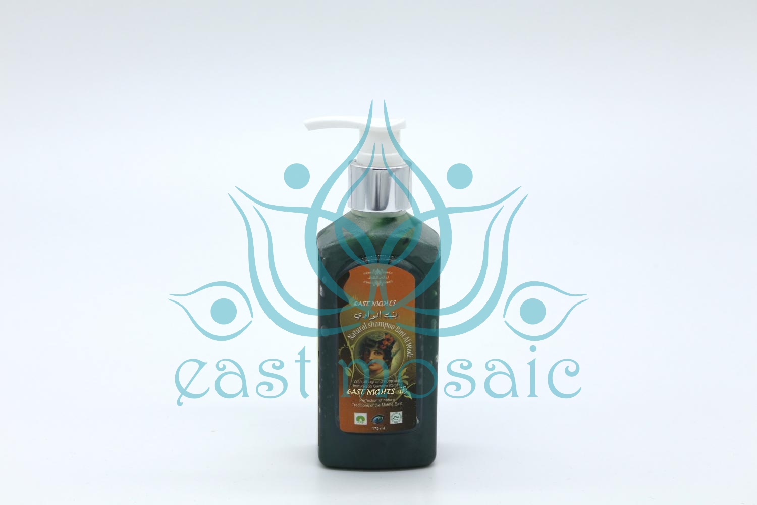 Оливково-лавровый тонизирующий шампунь Bint Al Wadi «Высокородная» с цветами верблюжьей колючки и корнем сыти