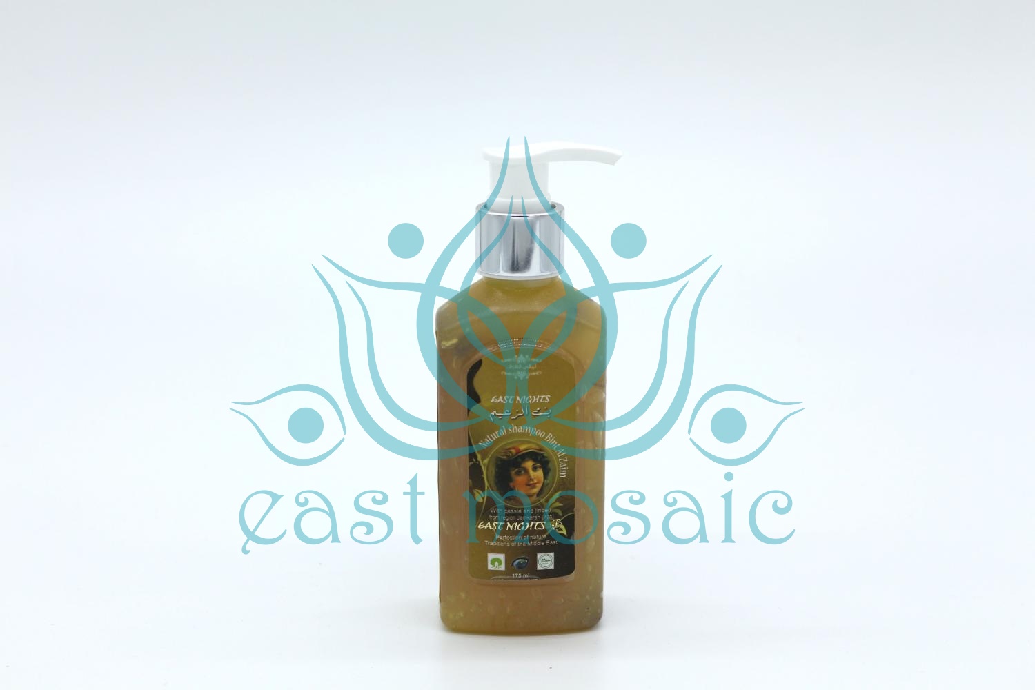 Натуральный шампунь для ухода за светлыми волосами Bint Al Zaim «Дочь вождя» с маслами бесцветной хны и соцветий липы