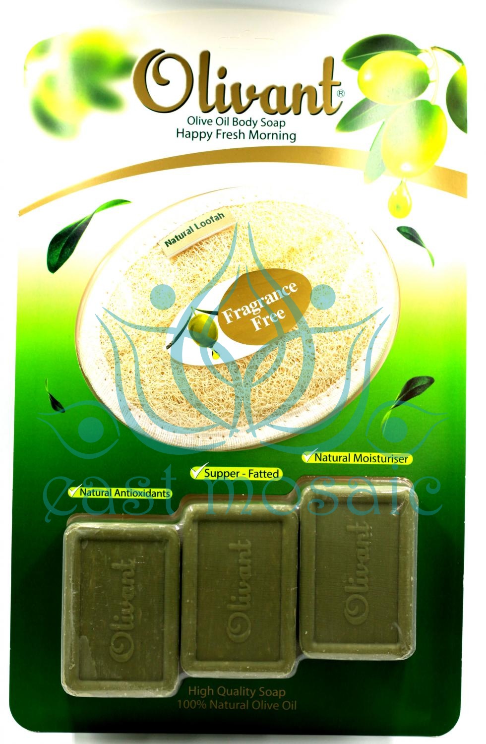 Набор мыла Levant с натуральной мочалкой люффой