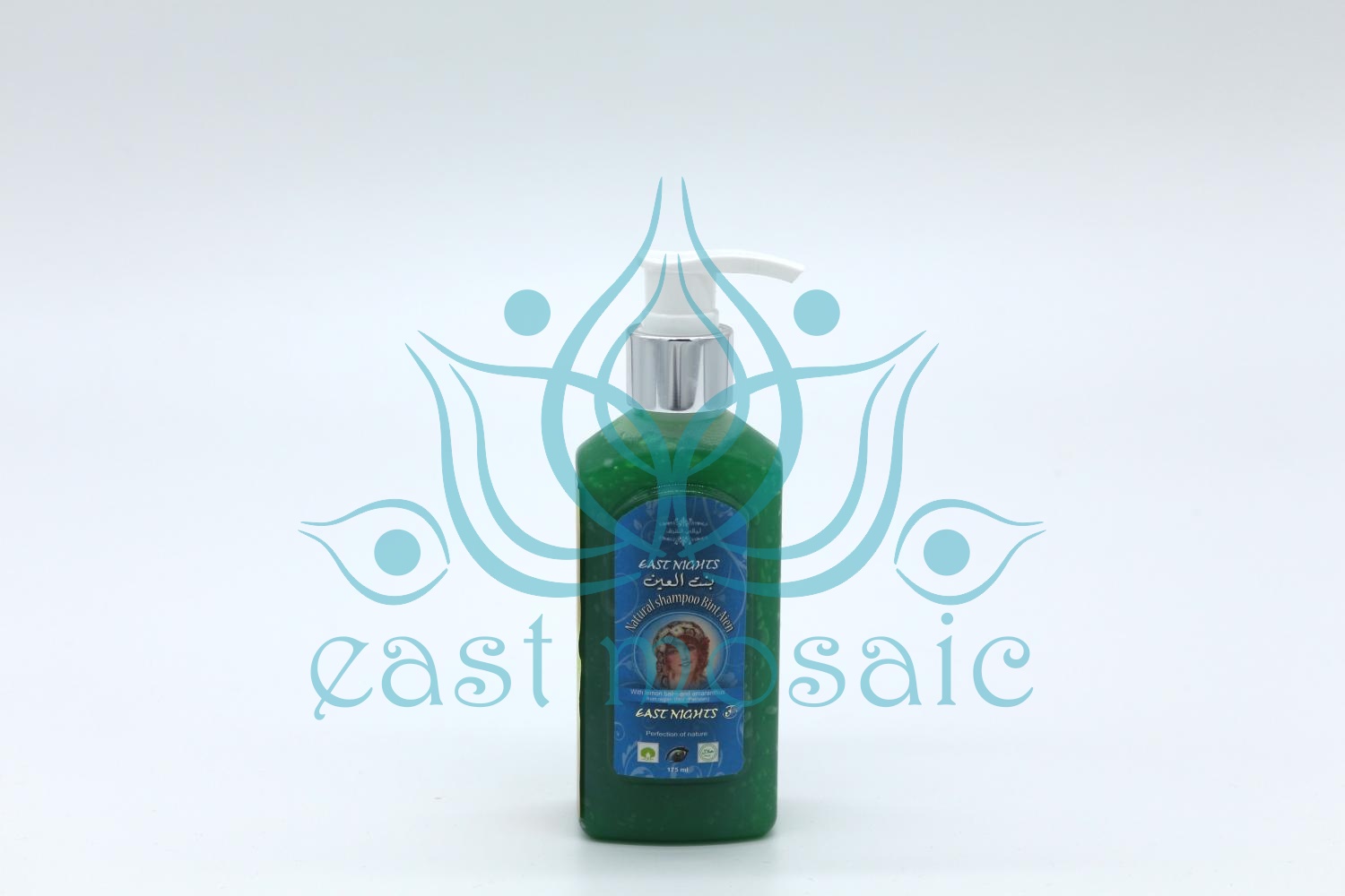 Оливковый шампунь-эмульсия против выпадения волос и перхоти Bint Aien «Дочь моих глаз» с маслами мелиссы и амаранта