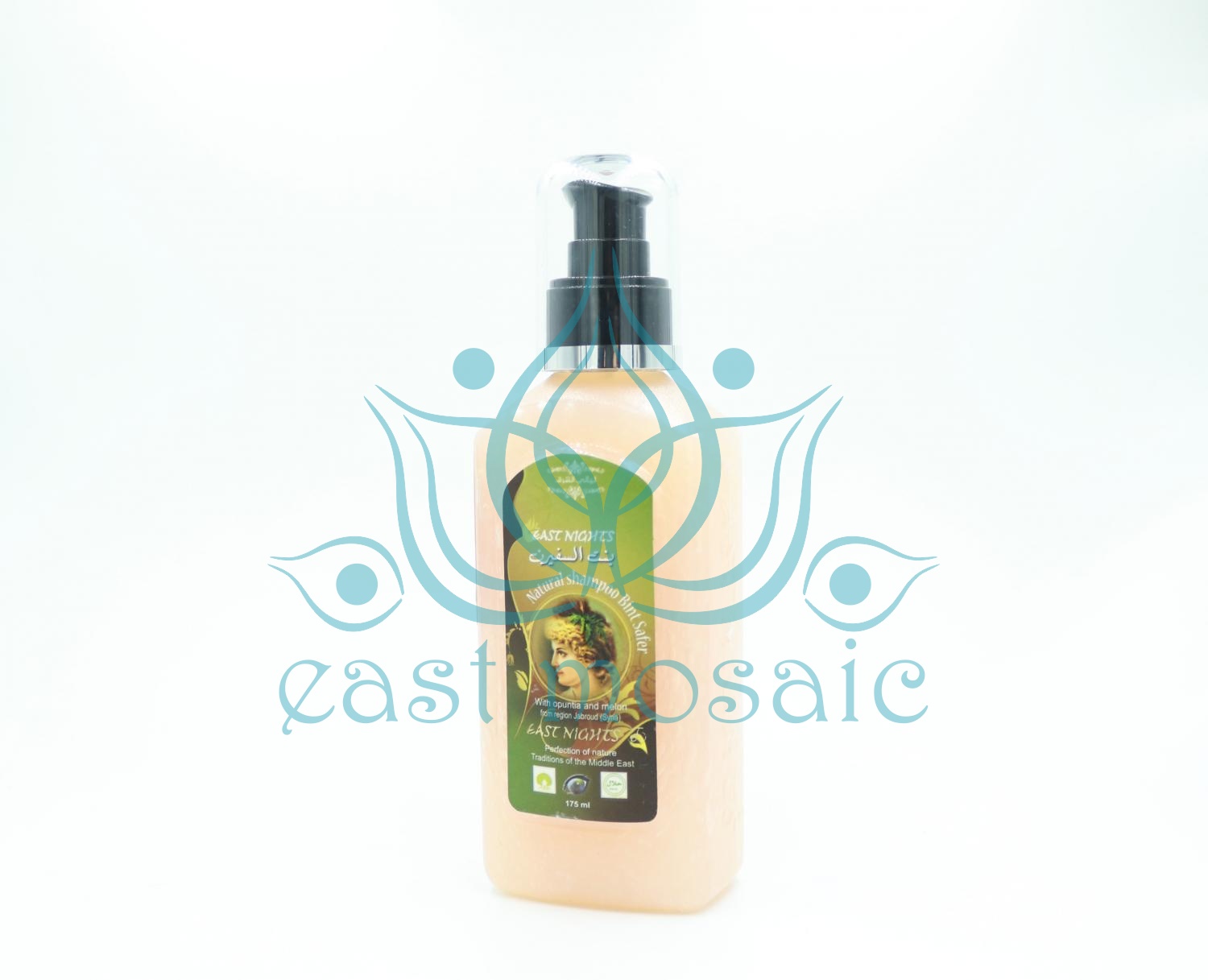  Оливковый шампунь для увлажнения и питания волос Bint Safer «Дочь путешественника» с маслами опунции и дыни
