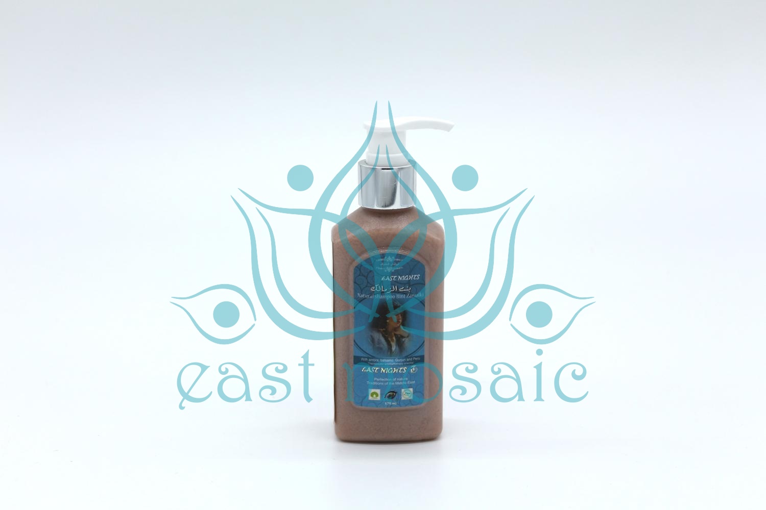 Шампунь для увеличения объема и уплотнения структуры волос Bint Zamalki «Дочь Замалки» с амброй и бальзамами Гурьюн и Перу